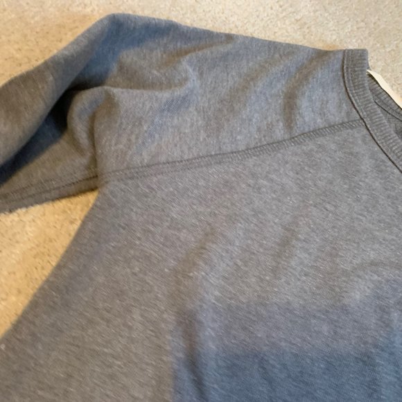 NWT Alternative Vintage Sport French Terry B-Side Reversible Sweatshirt Gray - M - Picture 6 of 16